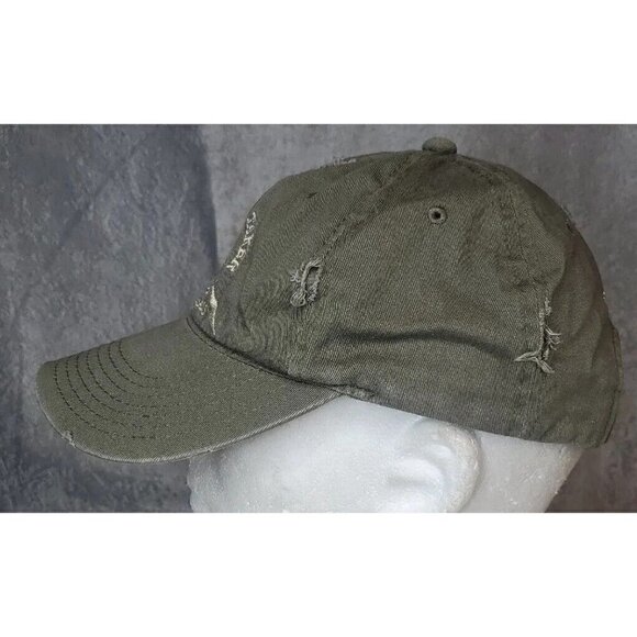 Archery Hat T-Lock Trophy Taker Broadheads Green Strapback Relax Fit Vented Cap - Picture 3 of 10